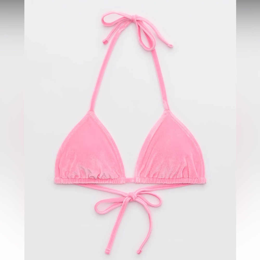Aerie Velvet String Bikini Top